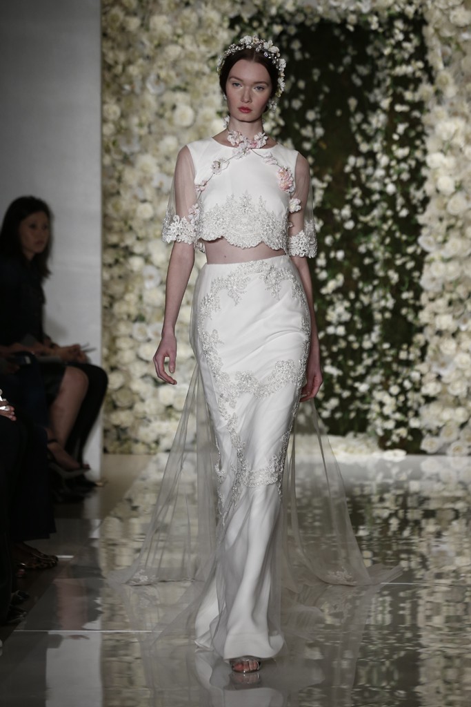 Reem Acra Bridal Fall 2024 婚纱礼服摄影欣赏