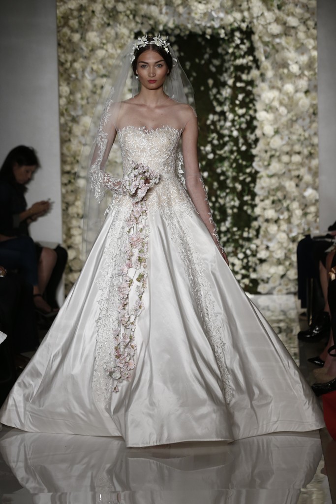 Reem Acra Bridal Fall 2024 婚纱礼服摄影欣赏