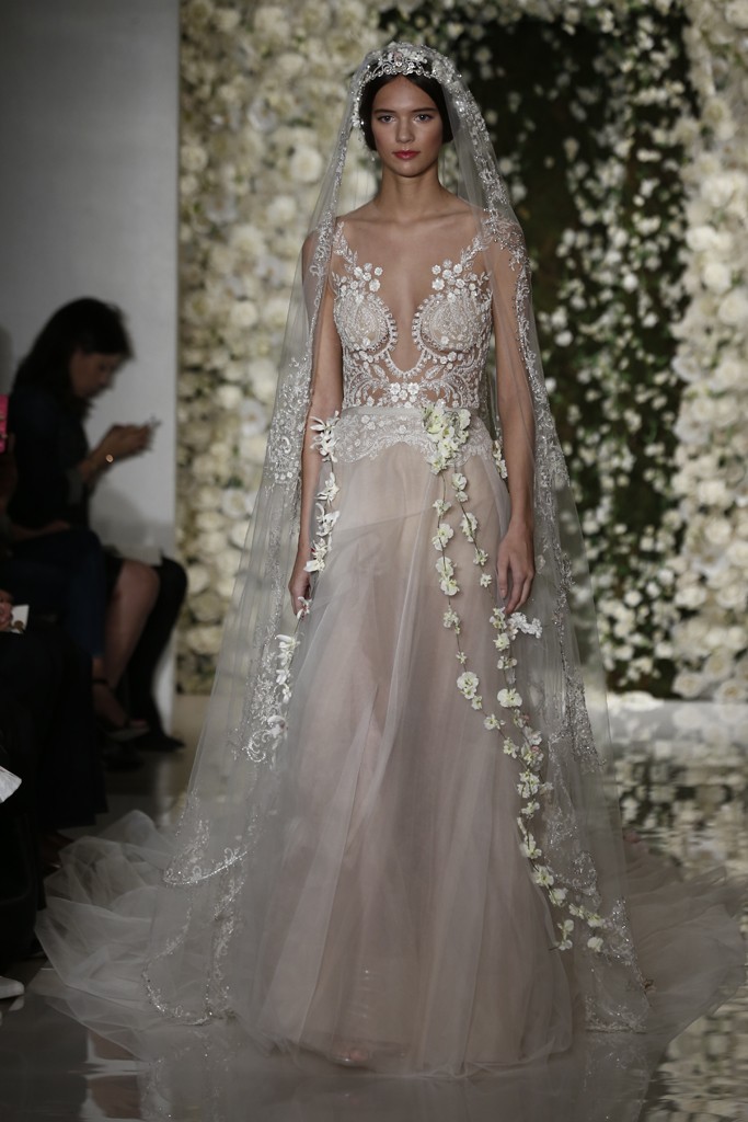 Reem Acra Bridal Fall 2024 婚纱礼服摄影欣赏
