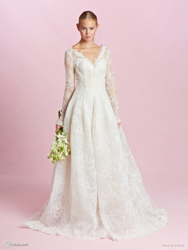 奥斯卡·德拉伦塔（Oscar de la renta）2024婚纱礼服系