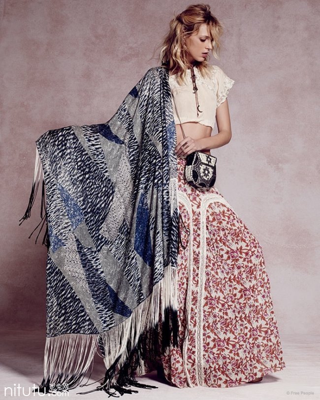 超模Anja Rubik出镜Free People 2024早春系列Lookbook