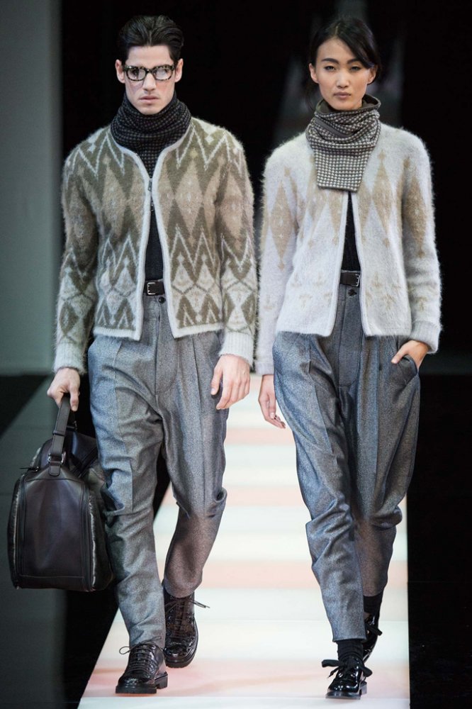Giorgio Armani 2024米兰时装周男装时装发布会