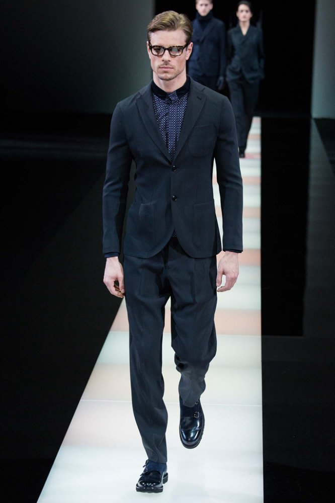 Giorgio Armani 2024米兰时装周男装时装发布会