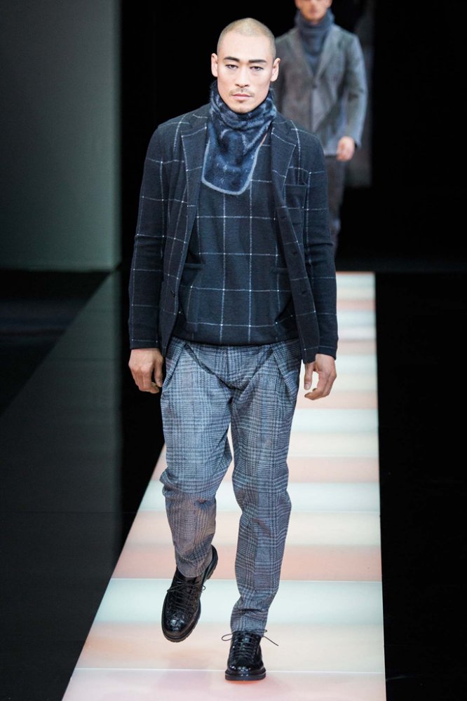 Giorgio Armani 2024米兰时装周男装时装发布会