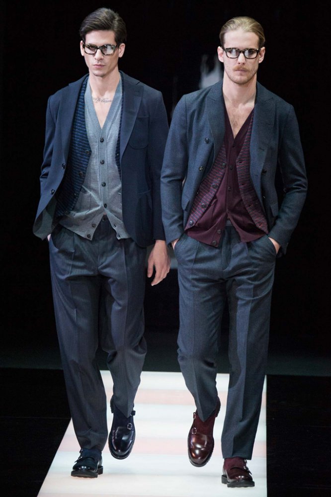 Giorgio Armani 2024米兰时装周男装时装发布会