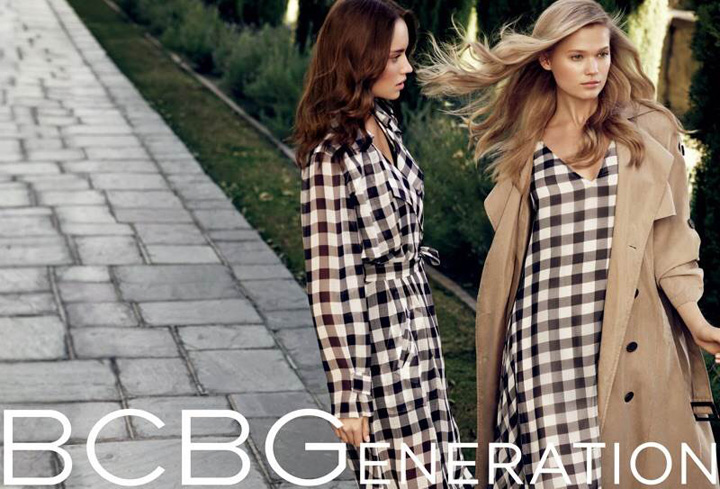 BCBGeneration 2024春夏广告摄影大片 Vita Sidorkina与Liza Yermalovich 共同代言