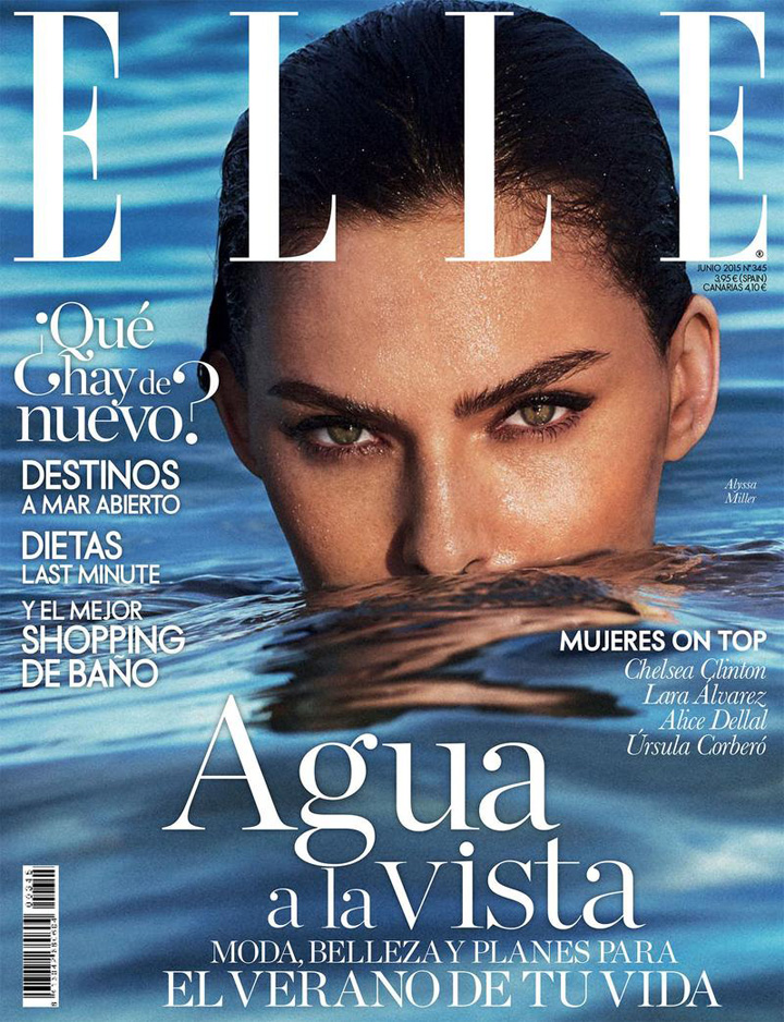 《Elle》时尚杂志摄影欣赏 超模Alyssa Miller 夏日性感海滩大片 