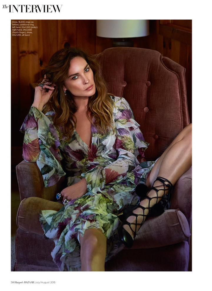 超模Erin Wasson 演绎《Harper’s Bazaar》时装杂志摄影大片