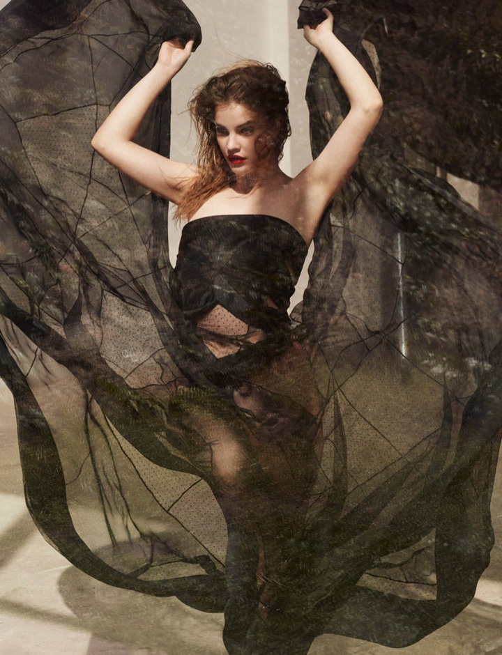 超模Barbara Palvin 演绎《L’Express Styles》杂志低调的魅力
