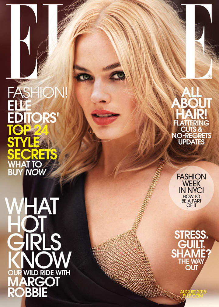 Margot Robbie 登《Elle》时尚杂志封面