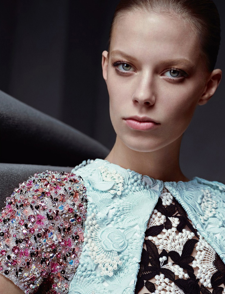 超模Lexi Boling 演绎《Dior Magazine》高级定制主题大片
