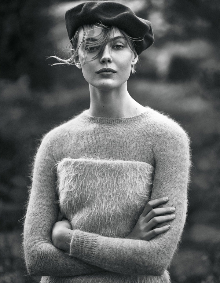 超模Frida Gustavsson 演绎《Elle》杂志户外时尚大片