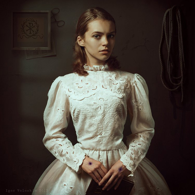 Igor Voloshin：精细油画风艺术人像作品精选