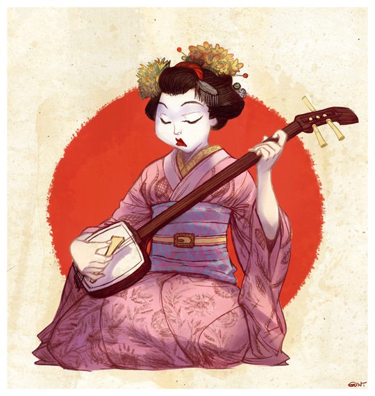 Guillaume Poux漫画人物插画