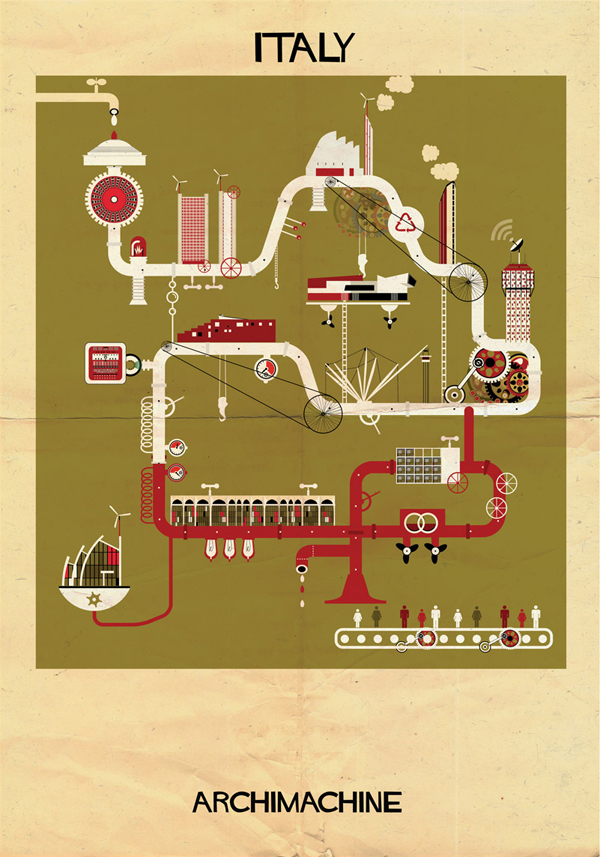 Archimachine系列插画