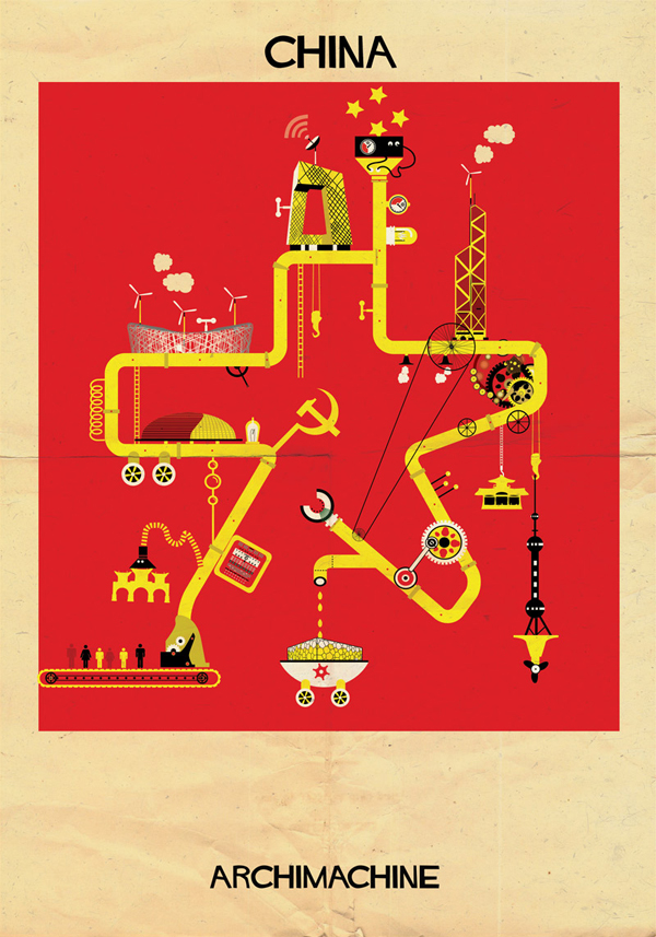 Archimachine系列插画