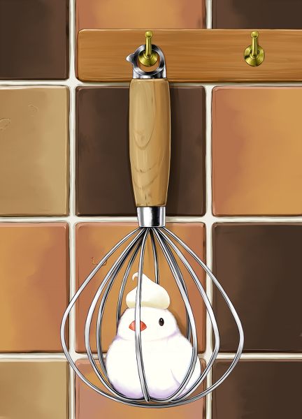 らいらっく超萌食物吃兔子插画