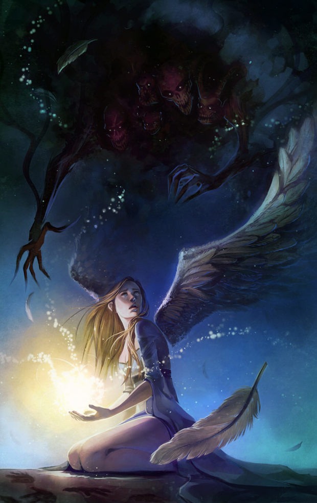 Keri Rutabaga幻想角色插画