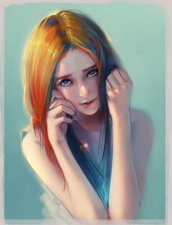 XiaoJi美女插画