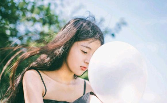 面朝阳光唯美美女摄影