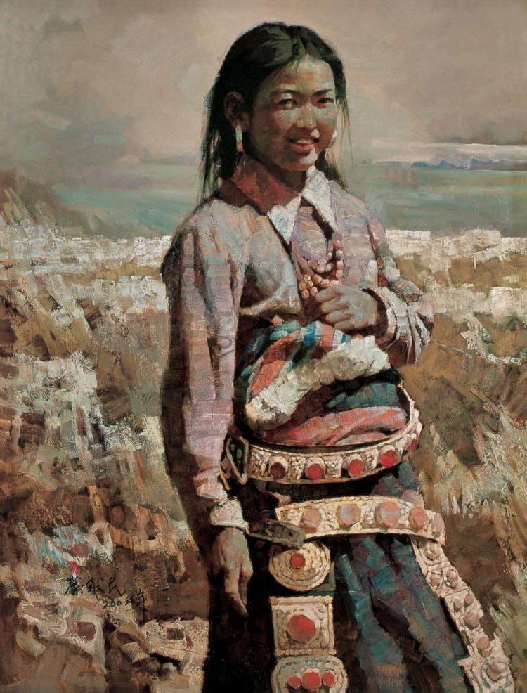 叶献民人物油画