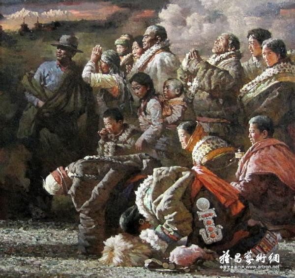叶献民人物油画