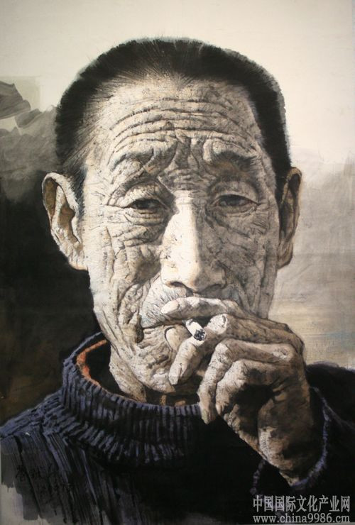 叶献民人物油画