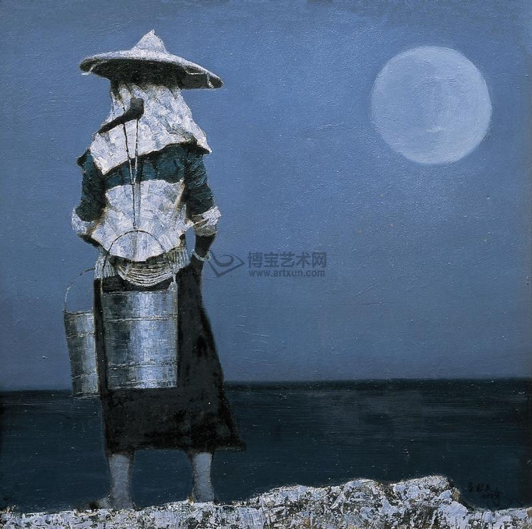 叶献民人物油画