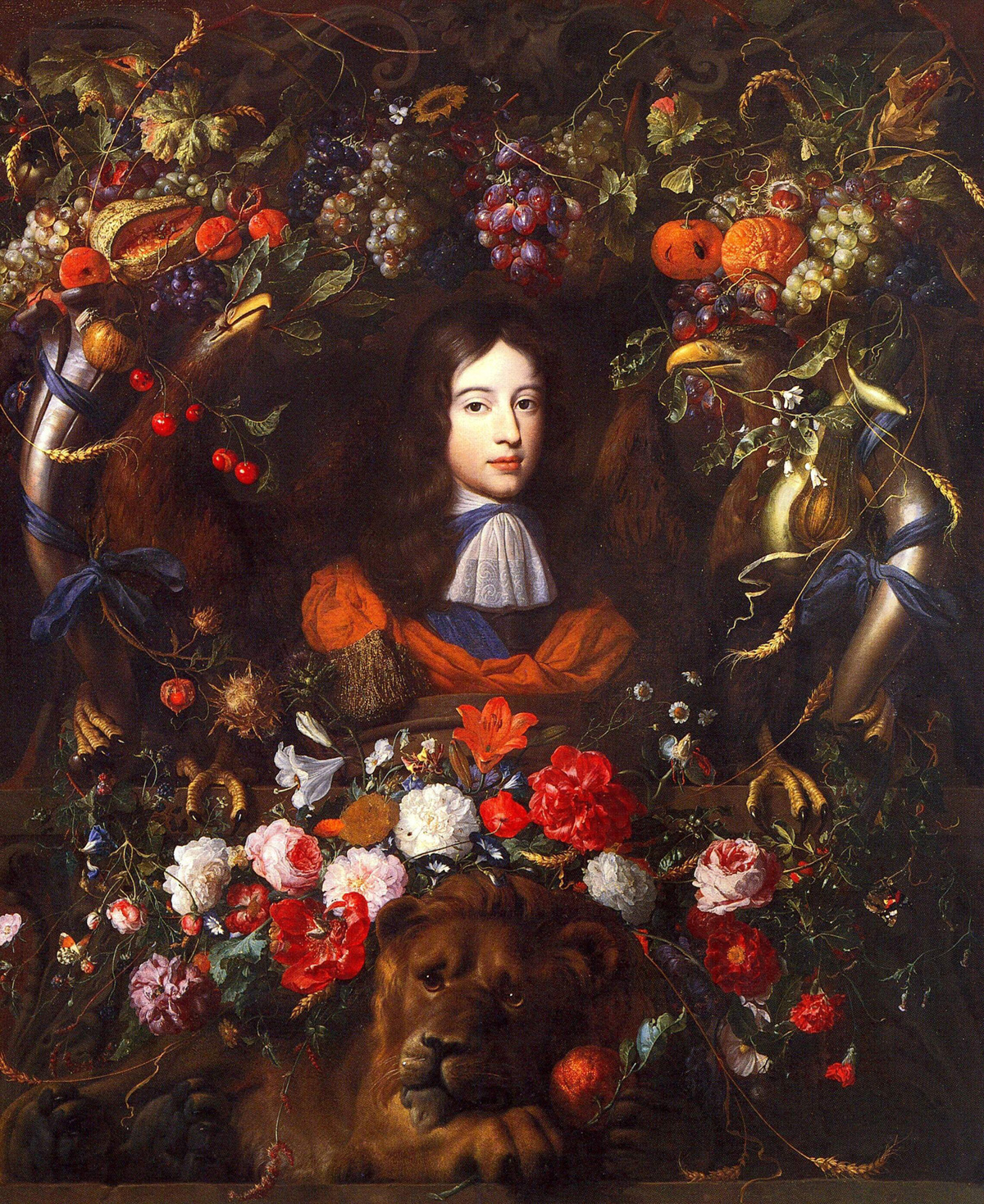荷兰画家杨·戴维茨·德·希姆（Jan Davidsz. de Heem）静物油画