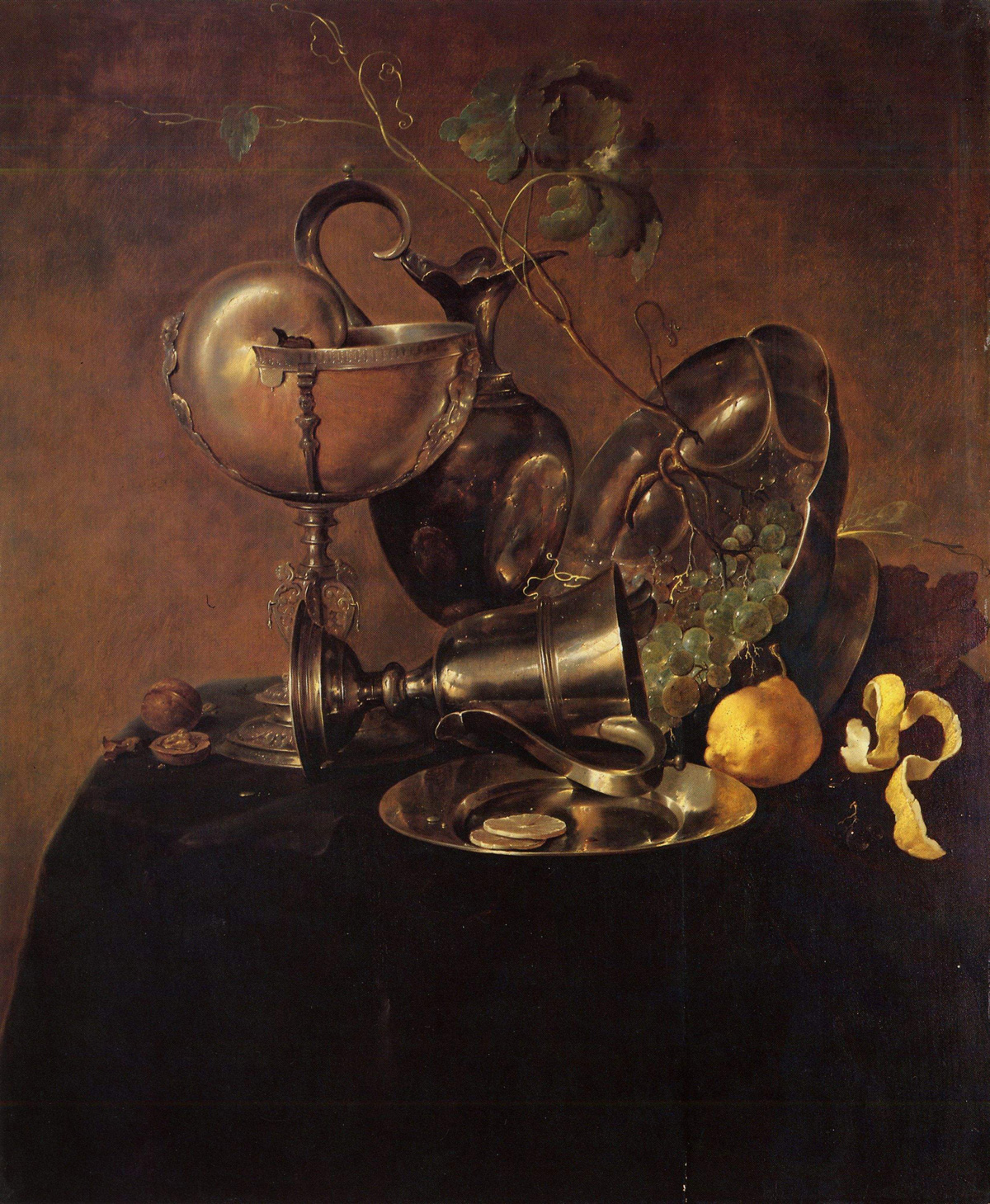 荷兰画家杨·戴维茨·德·希姆（Jan Davidsz. de Heem）静物油画