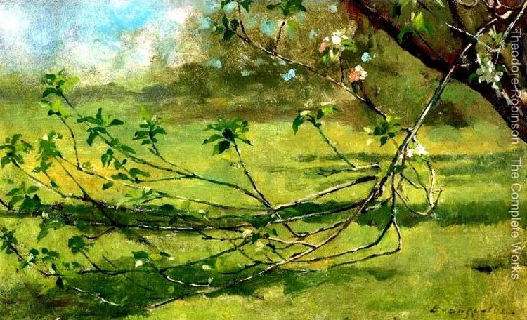 美国Theodore Robinson风景油画作品欣赏