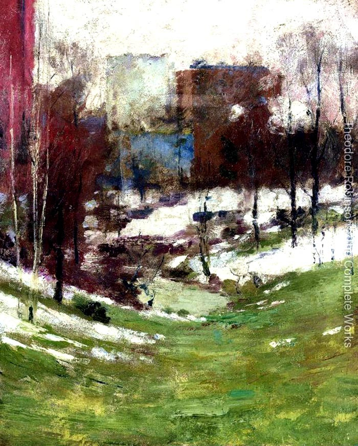 美国Theodore Robinson风景油画作品欣赏