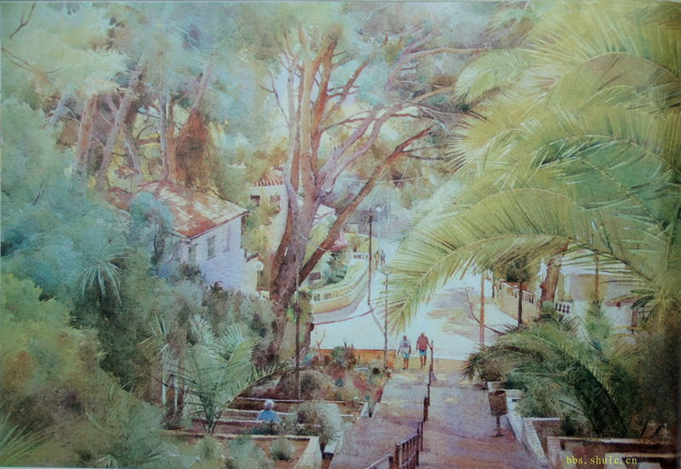 英国David Curtis风景油画