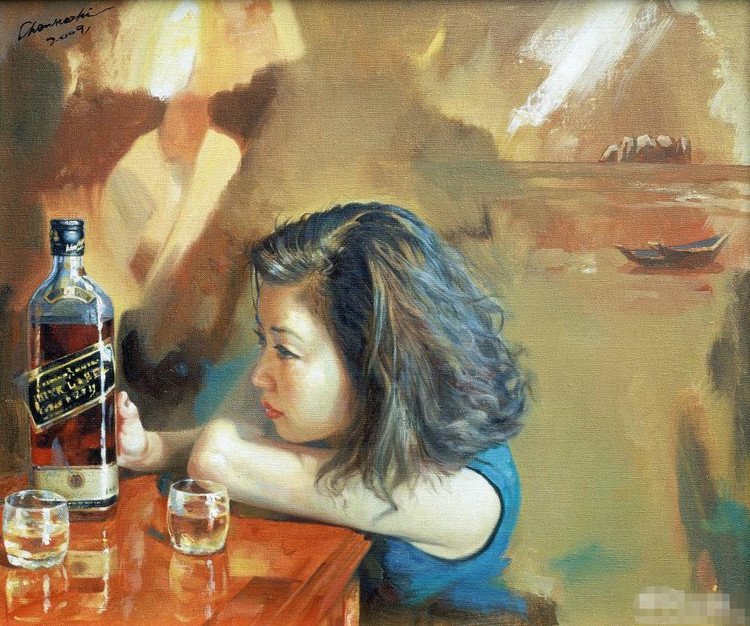 陈可之人物油画