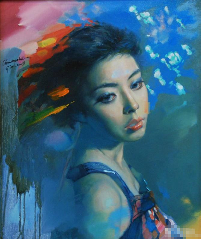 陈可之人物油画