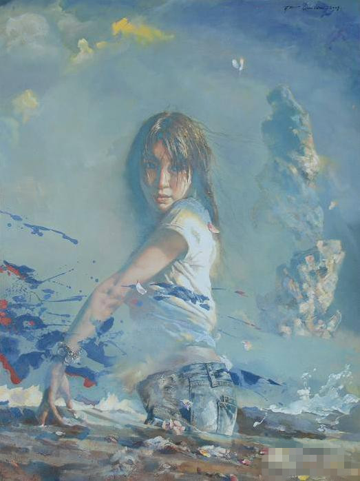 陈可之人物油画