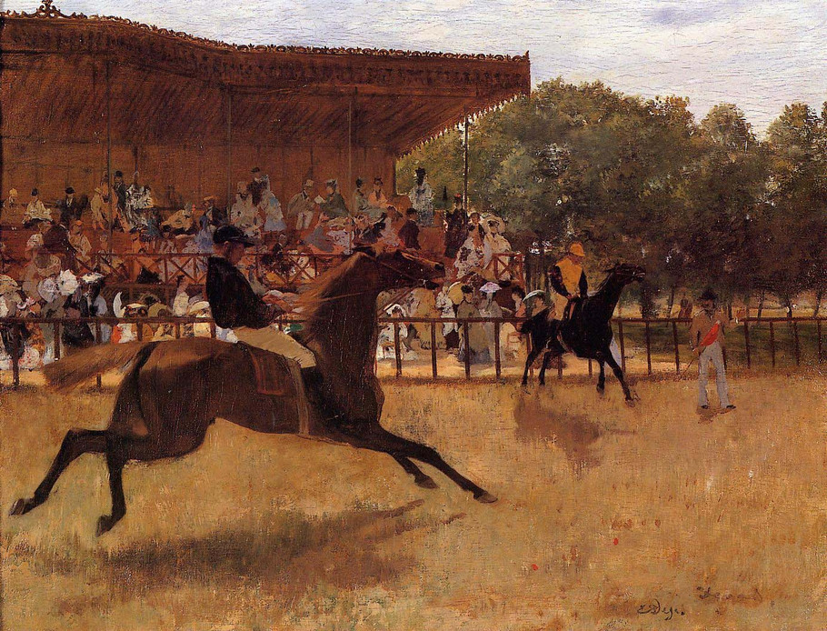 法国印象派画家埃德加·德加（Edgar Degas）人物油画三