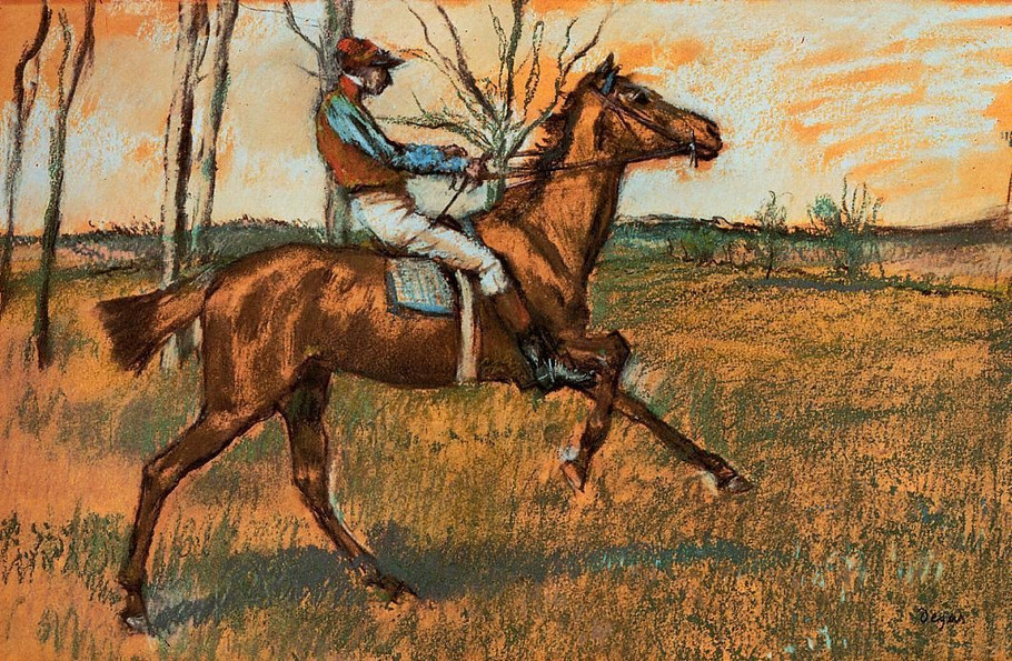 法国印象派画家埃德加·德加（Edgar Degas）人物油画三