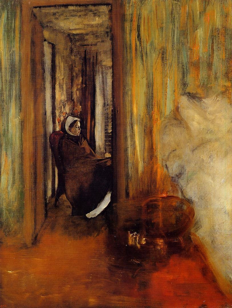 法国印象派画家埃德加·德加（Edgar Degas）人物油画三