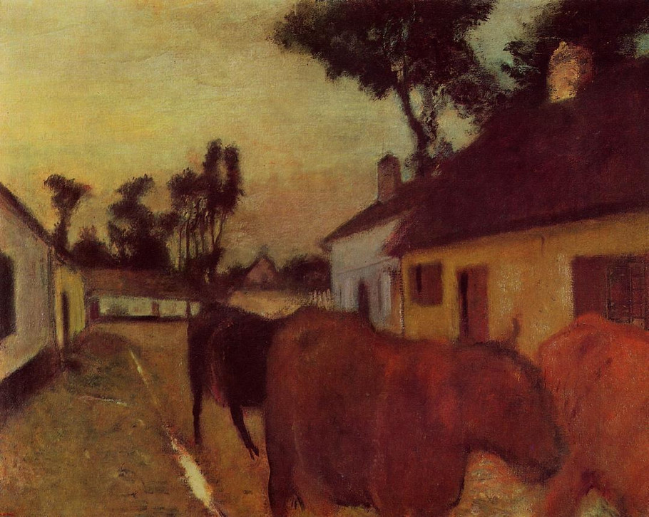 法国印象派画家埃德加·德加（Edgar Degas）人物油画三