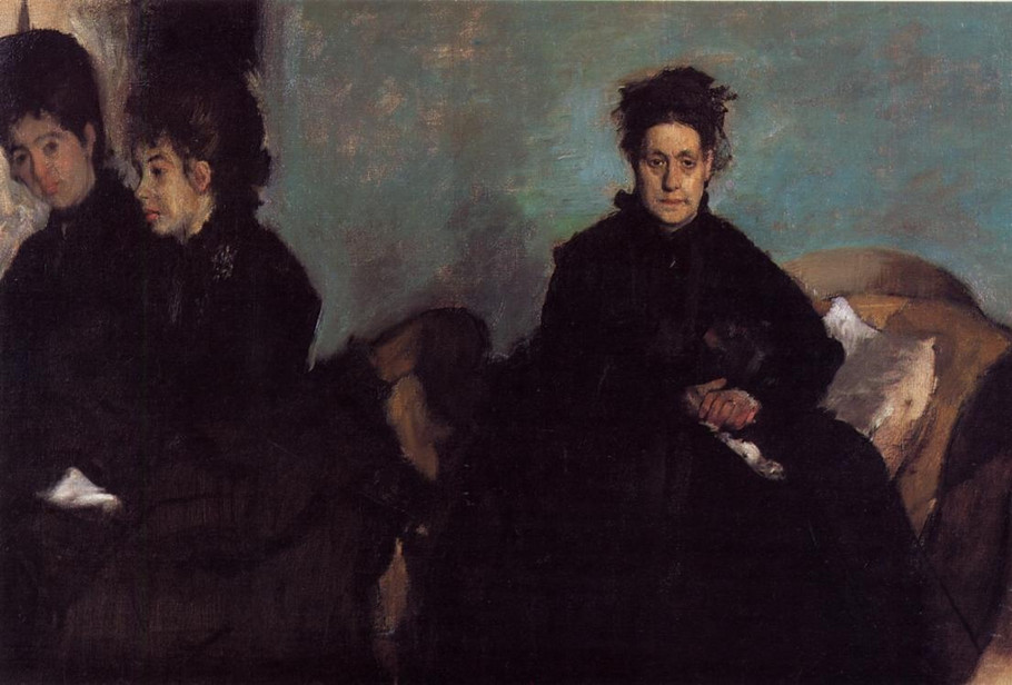 法国印象派画家埃德加·德加（Edgar Degas）人物油画三