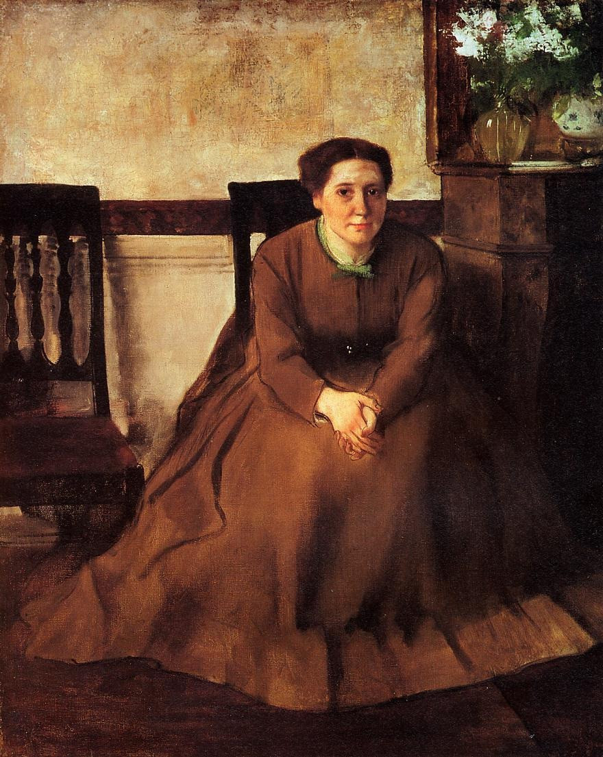 法国印象派画家埃德加·德加（Edgar Degas）人物油画三