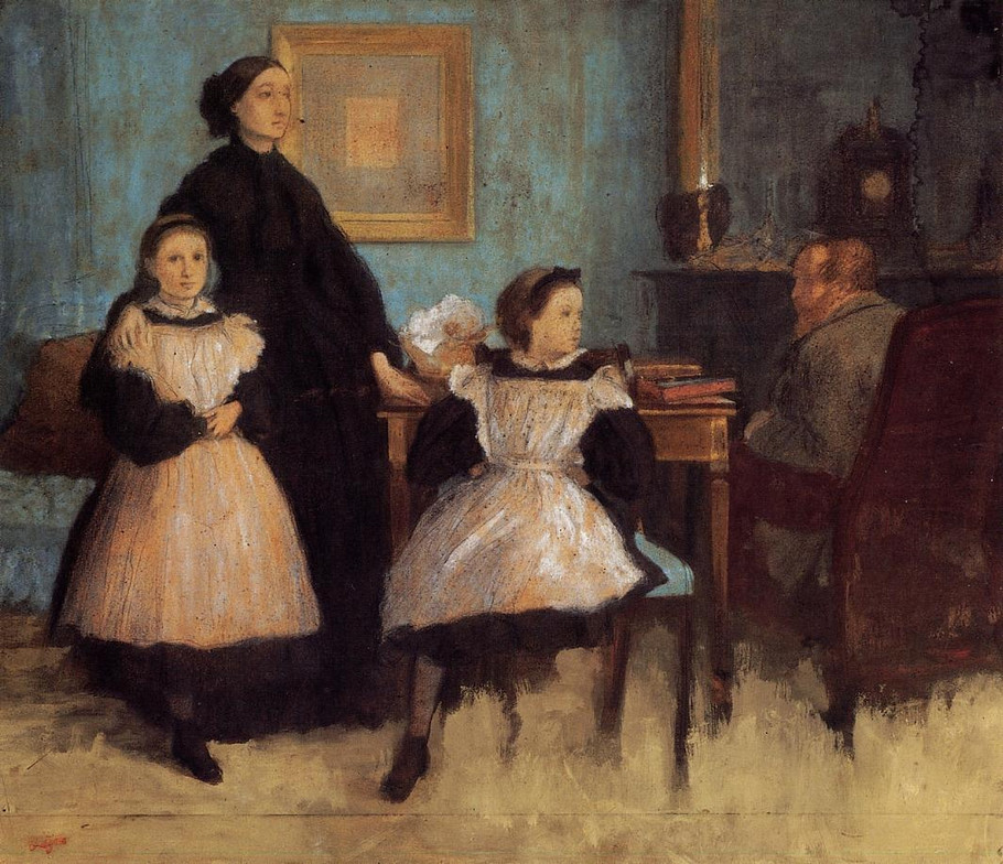 法国印象派画家埃德加·德加（Edgar Degas）人物油画三