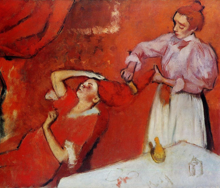 法国印象派画家埃德加·德加（Edgar Degas）人物油画三