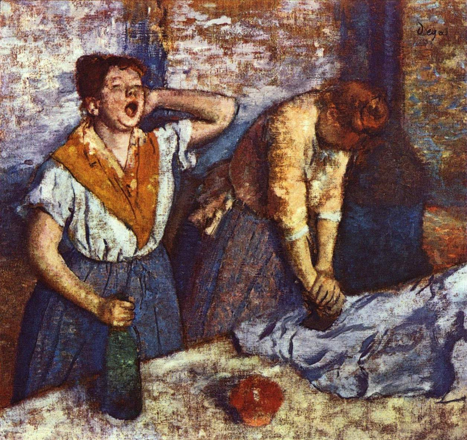 法国印象派画家埃德加·德加（Edgar Degas）人物油画三