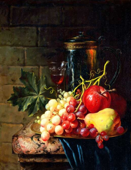 俄罗斯阿列克谢·安东诺夫（Alexei Antonov）静物油画