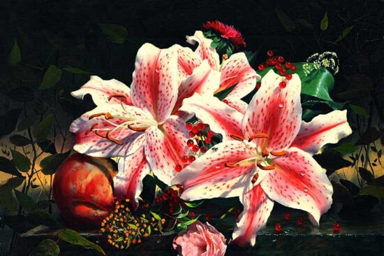 俄罗斯阿列克谢·安东诺夫（Alexei Antonov）静物油画