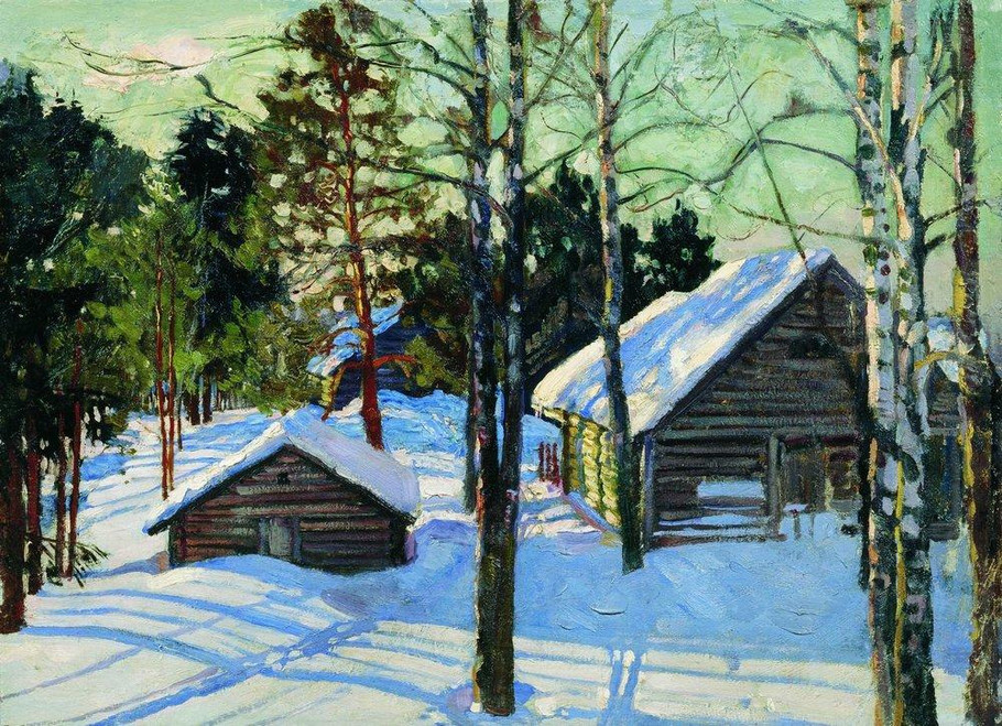波兰斯坦尼斯·尤尼亚那维奇·茹科夫斯基（Stanislav  Yulianovich Zhukovsky）风景油画二