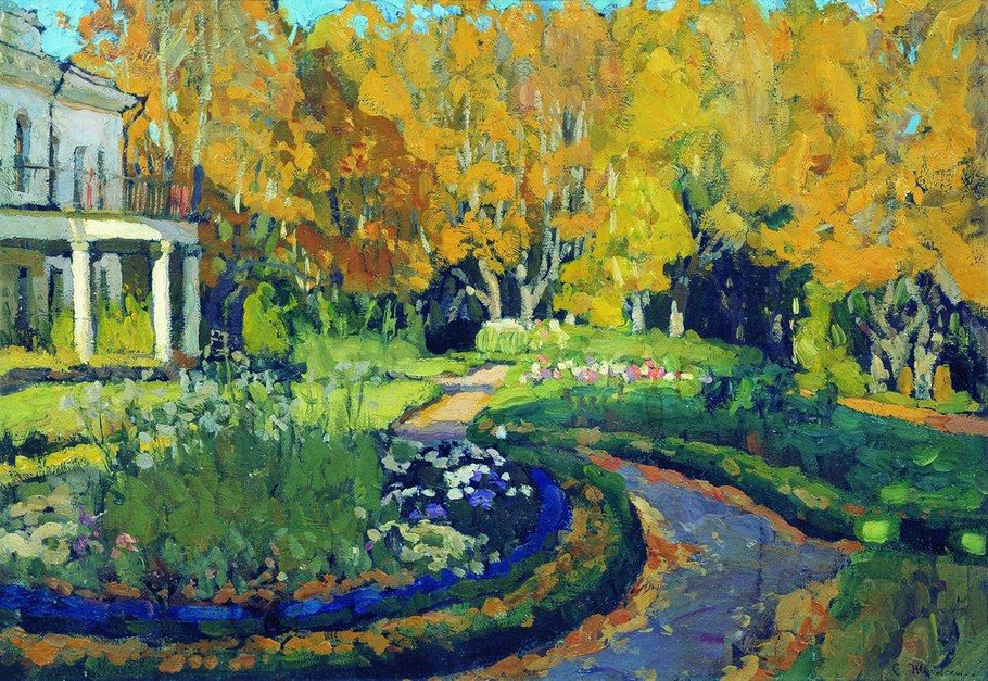 波兰斯坦尼斯·尤尼亚那维奇·茹科夫斯基（Stanislav  Yulianovich Zhukovsky）风景油画一