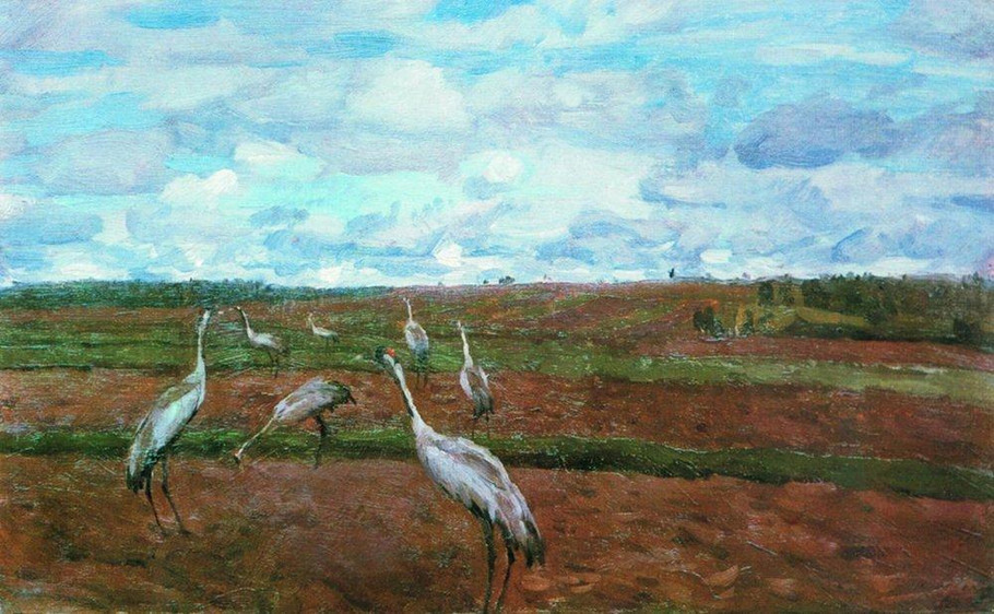 波兰斯坦尼斯·尤尼亚那维奇·茹科夫斯基（Stanislav  Yulianovich Zhukovsky）风景油画一